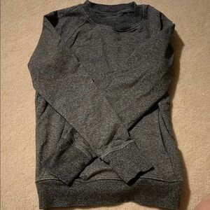 lululemon athletica Gray Crew Neck Sweater